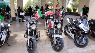 رالی تور موتورسیکلت «فلک‌الافلاک» به بروجرد رسید