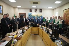 تكریم همكاران سادات و برگزاری جشن عید غدیر در بانك صنعت و معدن